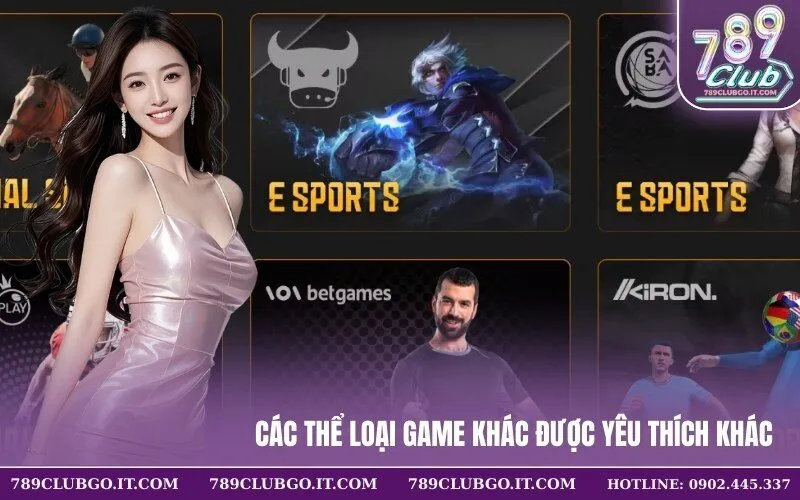 Các thể loại game khác được yêu thích khác