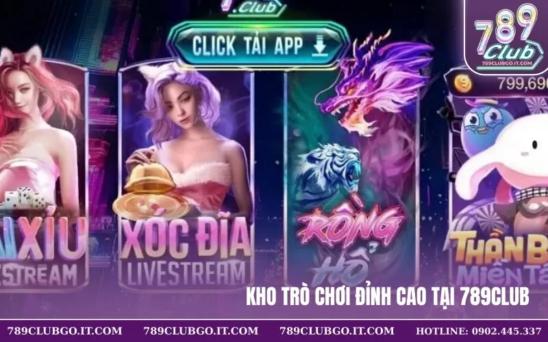 Kho Trò Chơi Đỉnh Cao Tại 789Club