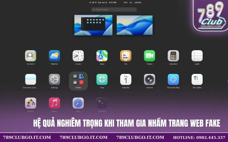 Hệ quả nghiêm trọng khi tham gia nhầm trang web fake
